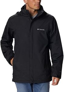 Columbia Men's 3 In 1 Interchange Winter Coat, Black, Black, S