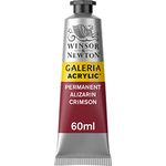 Winsor & Newton Galeria 60ml Permanent Alizarin Crimson, Acrylic, Perm Aliz, 5 x 3 x 12 cm