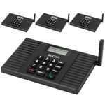 Intercoms Wireless for Home - Full Duplex Wireless Intercom System - Hands Free 1.1 Mile Range Two-Way Communication System - Expandable Intercom System for Business, House, Office - 4 Pack