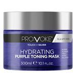 PROVOKE Touch Of Silver Hydrating Purple Toning Hair Mask 300 ml, Brightens Blonde, Platinum, White or Grey Hair Whilst Deeply Nourishing Damaged Hair