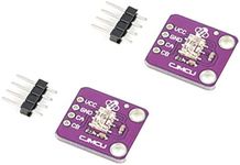 JESSINIE 2Pcs AEDR-8300 Optical Encoder Module Reflective Photoelectric 2 Channel Encoder Module Board