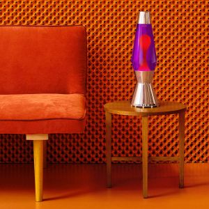 Mathmos Astro Lava Lamp – Violet Red Retro Mood Light
