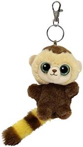 Aurora 611474 Yuhoo & Friends Key Ring, Roodee YooHoo&Friends Total Length 5.5 inches (14 cm), Colorful Animal Motif, Plush