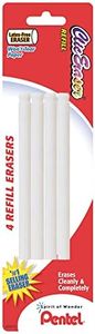 Pentel® Clic Eraser™ Refills, 3 1/2", White, Pack of 4