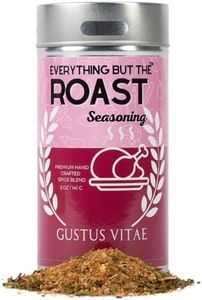 Everything But The Roast Seasoning | Gourmet Seasoning | Artisanal Spice Blend | All Natural | Non GMO | Hand Crafted | Made In USA | 5.0 oz (142g) | Small Batch | Bougie BBQ | Gustus Vitae | Arrives In Gift Tube | #556
