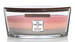 Woodwick Ellipse Scented Candle, Shoreline Trilogy, 16oz | Up to 50 Hours Burn Time