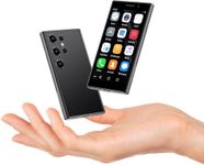 Mini Smartphone for kids 3.0" HD Touch Screen World's Smallest 4G Mobile Phone,Dual SIM, Android Compact Small Mobile Phones for Student Pocket 2GB+16GB, Face ID,WIFI (Boya Black)