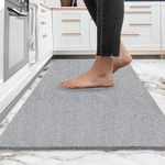 ishro home Cushion Noodle Mat for Home Entrance, Heavy Indoor Outdoor Anti Slip PVC Floor Mat for Bedroom, Kitchen, Absorbent Solid Mats for Bathroom, Doors, Office, Door Mat, Bath Mat |Feet 2x4