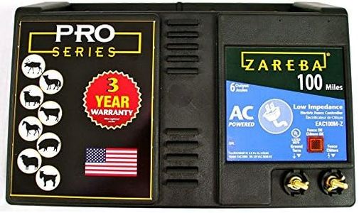 Zareba EAC100M-Z 100 Mile AC Low Impedance Electric Fence Charger