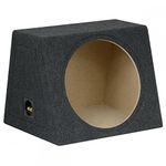Inex Speaker Subwoofer Enclosure 15 in 38 cm MDF Black Sealed Car Audio Bass Box 50L IX-C1550