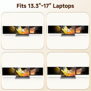XFMTOP 14" Laptop Screen Extender – Portable Dual Monitor Display