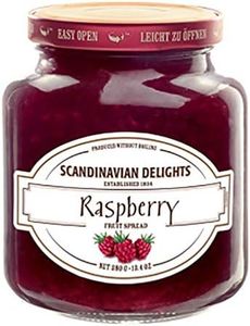 Elki's Gourmet Scandinavian Delights Preserves, Raspberry, 13.4 Ounce