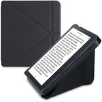 kwmobile Origami Case Compatible with Kobo Libra 2 Case - Slim PU Leather Cover with Stand - Black