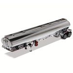 1:50 Scale Heil FD 9300/DT-C4 Petroleum Chrome Trailer - Diecast Masters - 91034