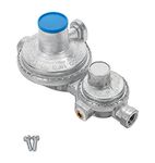 Camco 59323 RV Horizontal Two Stage Propane Regulator