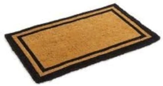 Natural Coco Coir Outdoor doormats with Black Border Keep Your House/Office Clean - Welcome Guests with Outdoor Heavy Duty Doormats 36" X 72"