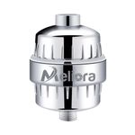 Meliora Shower Filter SF-18 Pro (Advanced 18 Stage Water Filtration) - Shower and Tap Filter for Hard Water (Chrome, Pack of 1)