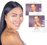 SilcSkin Silicone Eye Pads for Fine Lines, Crepey Skin, and Puffiness - Reusable Overnight Face Pads - 2 Packs