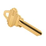 Prime-Line MP66750 Schlage SC1 Key Blank, Brass Construction, for 5-Pin Schlage C-Keyway (50 Pack)