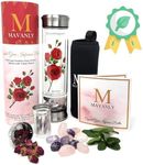 Mavanly Crystal Water Bottle: Rose 