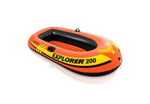 Intex Explorer 200, 2-Person Inflatable Boat , Orange, 73"x37"x16"