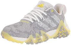 adidas Women's W CODECHAOS 22 Golf Shoe, FTWR White/FTWR White/Beam Yellow, 8.5