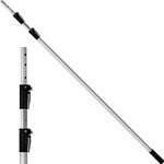 Aurora® Extension Pole, 15 ft Telescoping Pole, Multi-Purpose Telescopic Poles, Aluminum Extendable Handle, Paint Roller Extension Pole for Painting,Window Cleaning,High Ceiling Dusting Etc.