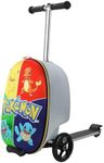 Bioworld Pokemon Character Art Scooter Youth Rolling Carry On Luggage