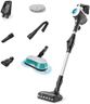 Bosch Unlimited 7 Aqua BCS71HYGGB Cordless Vacuum cleaner with additional 2in1 Vacuum and Mop head, Flex Tube, Interchangeable 18 V Battery, 40 minutes run time - White