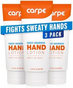 Carpe Antiperspirant Hand Lotion (Pack of 3), A dermatologist-recommended smooth lotion that helps stop hand sweat, great for hyperhidrosis or excessive sweat (Original Eucalyptus)