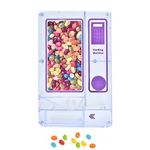 YumiHoe Desktop Candy Dispenser - Mini Candy Vending Machine, Manual Dispenser for Office and Home, Gift Idea for Girls, Friends, and Girlfriends - Perfect for Party & Birthday Presents（Purple）