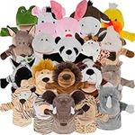 RoundFunny 20 Pcs Animal Hand Puppe