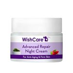 WishCare Collagen Boosting - Advance Repair Night Cream - With Retinol, Niacinamide, GrapeSeed, Sea Algae, Jojoba & Rosehip - For Anti-Aging, Skin Firming & Plumping Skin - 50 gm