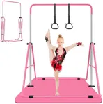 ZUETK Expandable Gymnastics Bar wit