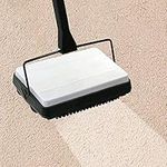 UTIZ Manual Floor and Carpet Sweeper, Lightweight Multi Surface Cleaner with High Level Pickup both Forwards and Backwards