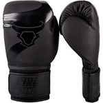 Ringhorns, Charger Boxing Gloves, Unisex Adult, 12 Oz, Black/Black