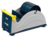 Excell Triple Premium Extra Wide Metal Multi-Rolls Desktop Tape Dispenser, ET-13371, 3 inch Wide, 3 inch Core