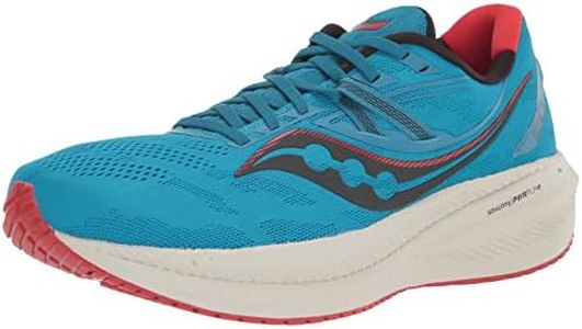 Saucony Men's, Triumph 20 Running Shoe, Ocean/Redrock, 11.5