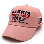 Hiwelove Harris Waltz 2024 Hat Harris Waltz Hat Kamala Harris Tim Walz 2024 Presidential Election Baseball Cap Trucker Hat, Pink-1, One Size