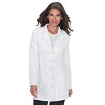 KOI 439 Women's Veronica Lab Coat White XX-Large