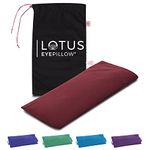 Lotus Weighted unscented Eye Pillow|Sleeping & Meditation Mask|Yoga Eye Pillow| Soothing Weighted Eye Pillow | Hot or Cold Pack| Head Ache Relief | Sleep mask Relaxing Gift Men, Women & Employees