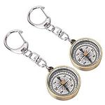 Keychain Compass, Pack of 2 Vintage
