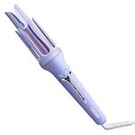 Faszin Hair Curler, Curling Tongs 32mm, Curling Iron 360° Rotating, Automatic Hair Curlers Wand for Long Hair, with Double Anti-Scald, 3-Levels Temperature Control