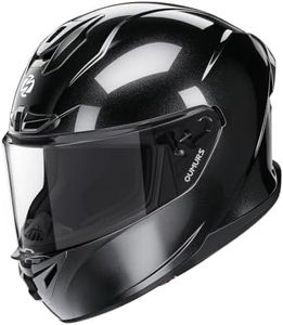 OUMURS 361S Full Face Motorcycle Helmet DOT ECE 22.06 Certified, Adult Street Bike & Scooter Helmet for Men Women with Dual Visors (Clear + UV), Anti-Fog Insert, Coolmax Liner, Balaclava & Carry Bag