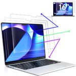 Peslv 3-Pack Anti Blue Light Screen Protector for MacBook Pro 16 Inch(2021-2023, M1, M2, M3)-A2991/A2485/A2780, 16.2" Mac Laptop Glare Filter Uv Blocker Shield Cover Eye Protection Film