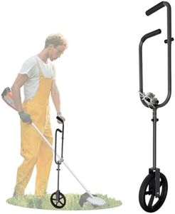 STARTINGTOOL Weed Eater Handle, 2IN1 Arm Back Saver String Trimmer Weeding Handle Extension with Wheels, Universal Weedeater Grip Tool for Lawn Care, Edge Weeder Trimming Attachments
