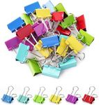 Mr. Pen- Binder Clips, 1.25 inch, 25 Pack, Medium, Colored Binder Clips, Binder Clips Medium Size, Color Binder Clips, Clips, Paper Clips, Binder Clip, Clips for Paperwork, Office Clips