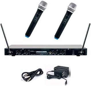 VocoPro Professional Quad VHF Wireless Microphone System, VHF4000-2 (VHF-4000-2)