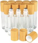 Clear Refillable Glass Empty Roll o