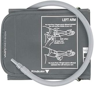 Vive Precision Large Blood Pressure Cuff Replacement - Compatible with Omron Series 5 & Most BP Monitors - Universal Cuff for Adults, Seniors & Elderly (Upper Arm Circumference 16.54” - 18.9”)
